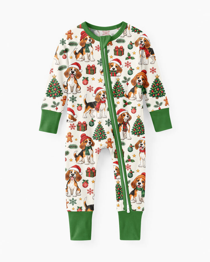 Santa Paws Beagle Bamboo Convertible Zippy