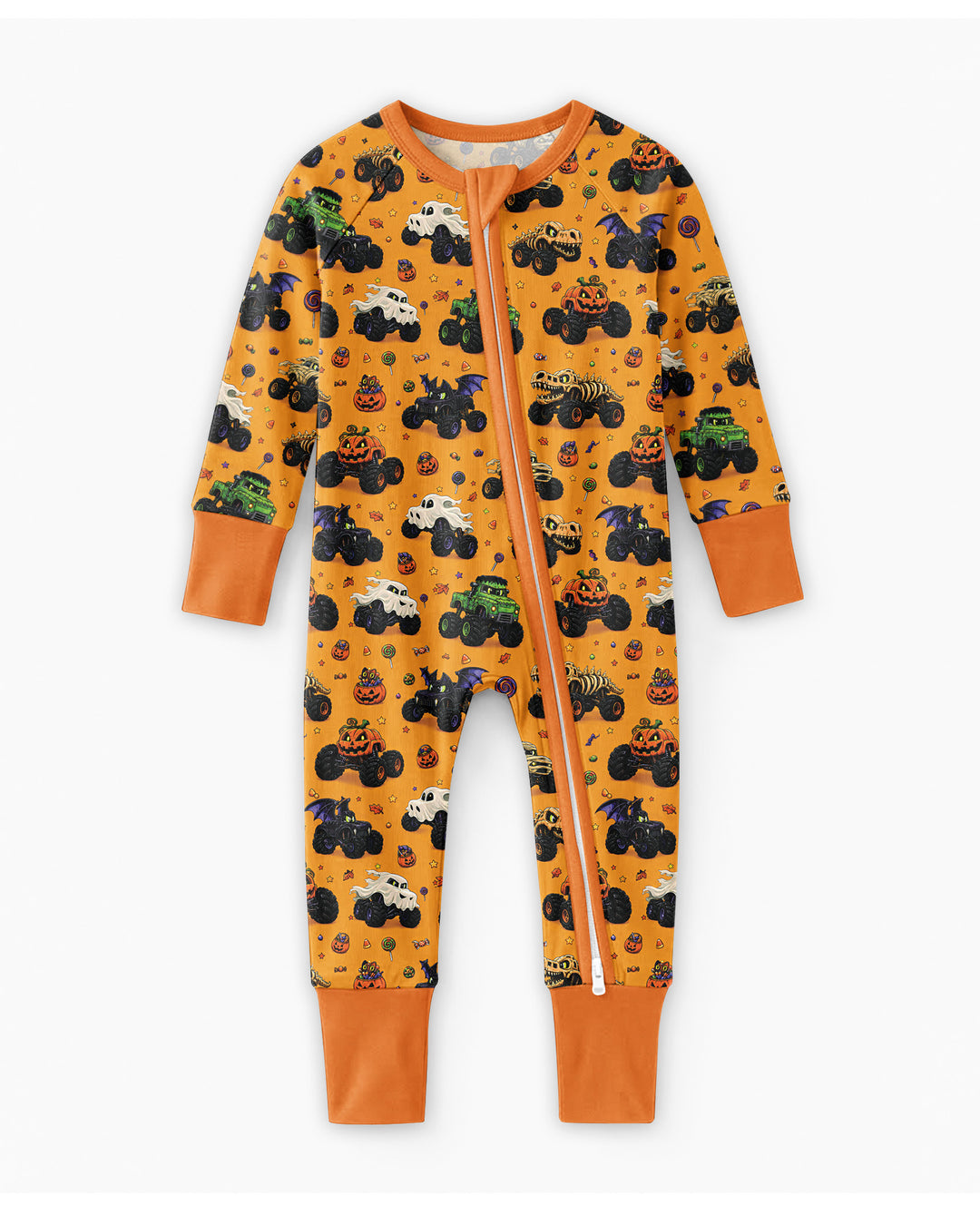 Spooky Monster Truck Bamboo Convertible Zippy