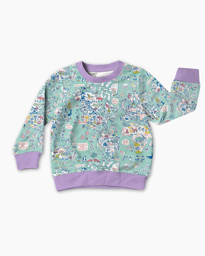 Hello World Wonders Bambus Crewneck Sweatshirt