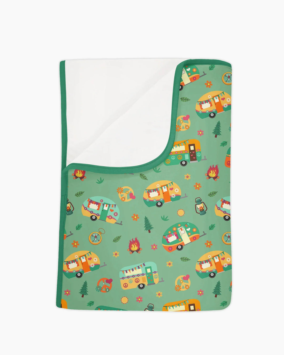 Happy Little Camper Bamboo Blanket