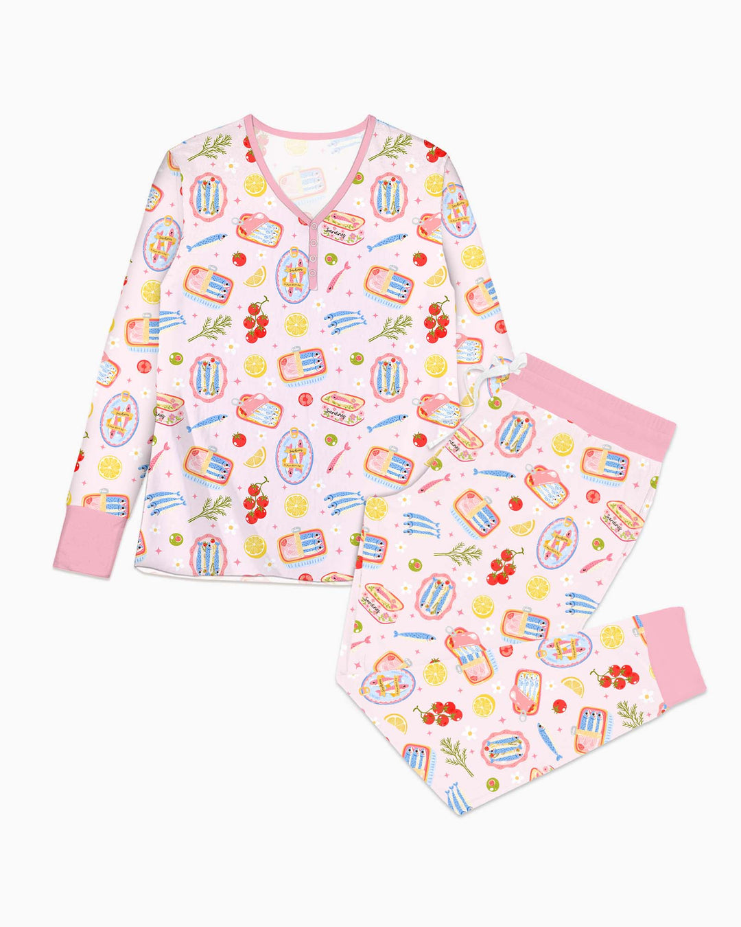 Vorlage Bambus Damen Pyjama Set