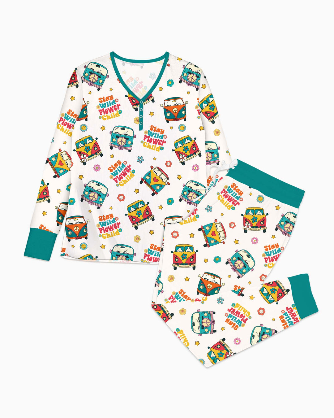 Vorlage Bambus Damen Pyjama Set