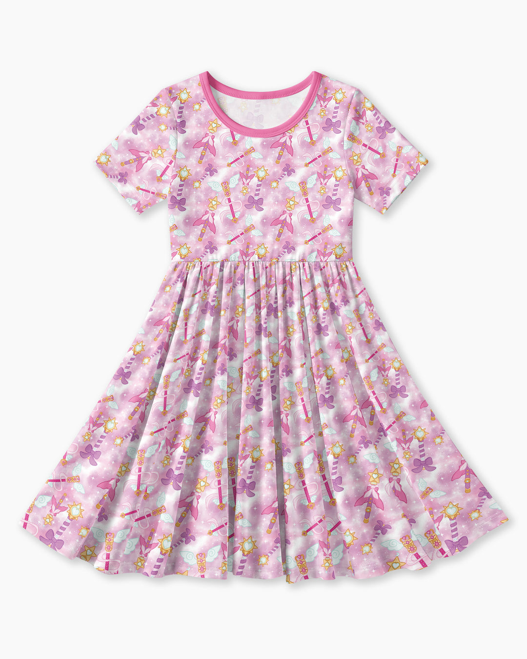 Kawaii Magical Girl Wand Bamboo Twirl Dress