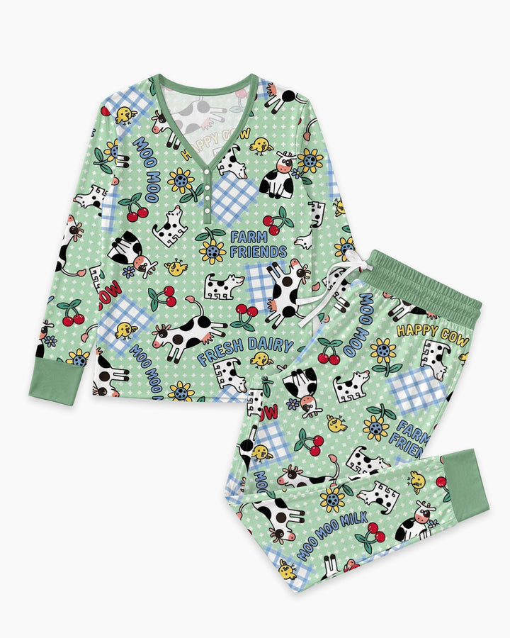 Moo Moo Chick Bamboo Women Pajama Set