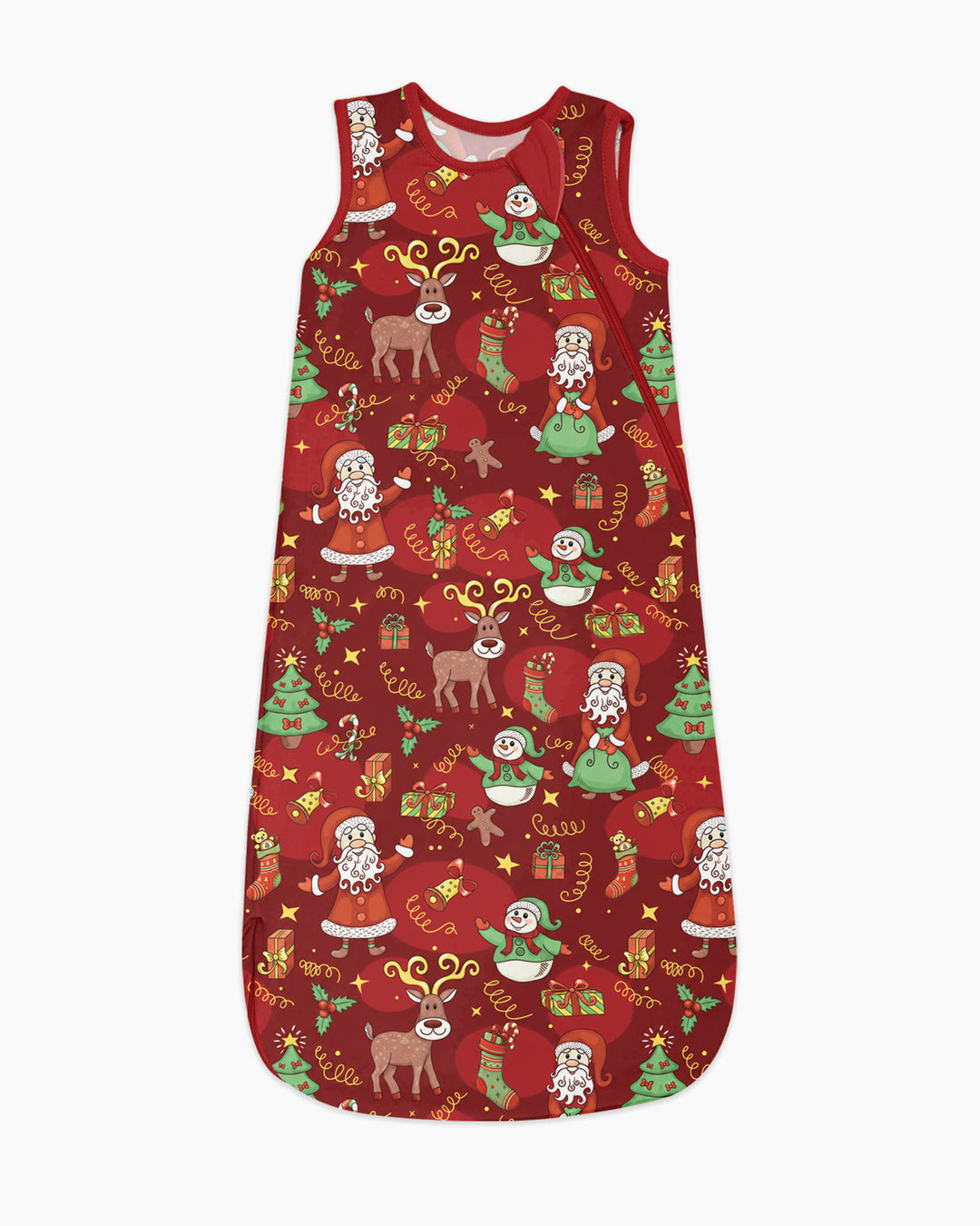 Santa Reindeer Snowflakes Bamboo Sleep Bag