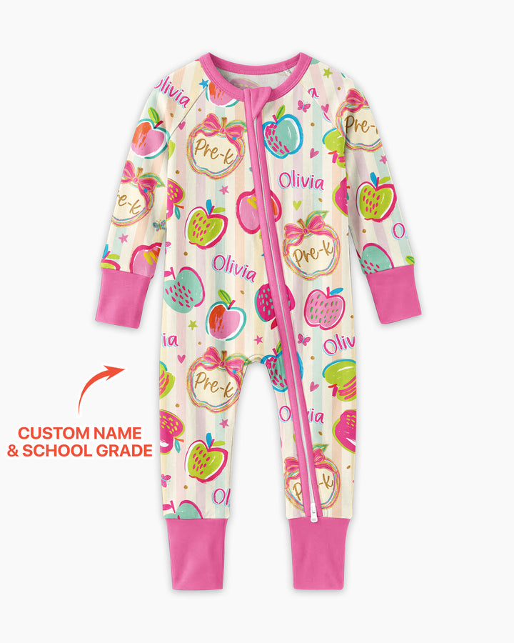 Custom Grade Preppy Apple Bamboo Convertible Zippy