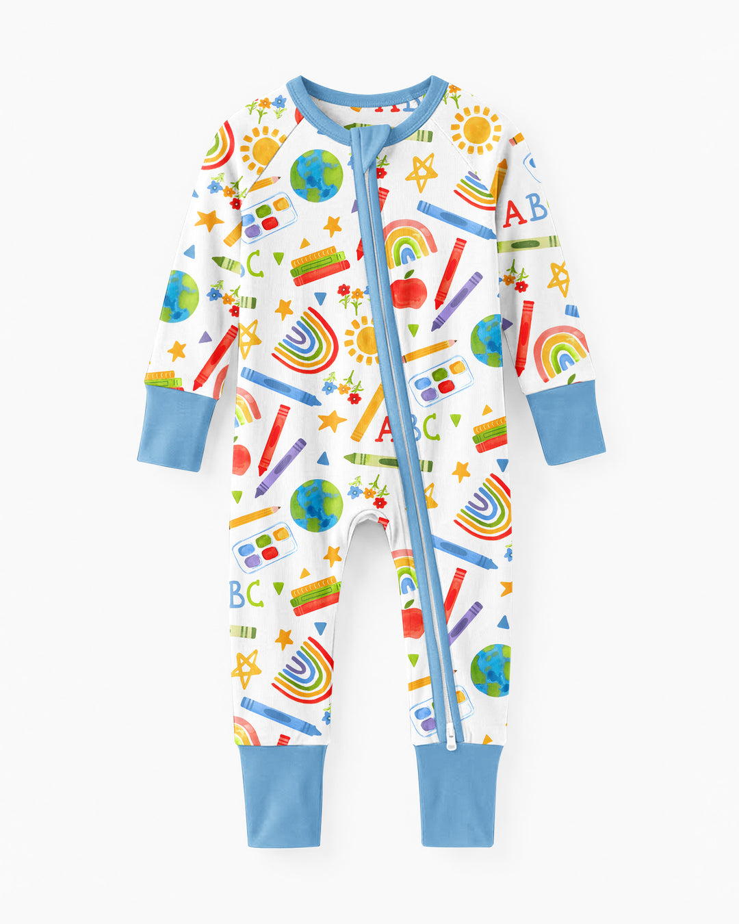 Gerippte Babykleidung mit individuellem Foto - Weich &amp; Skizzenhaft