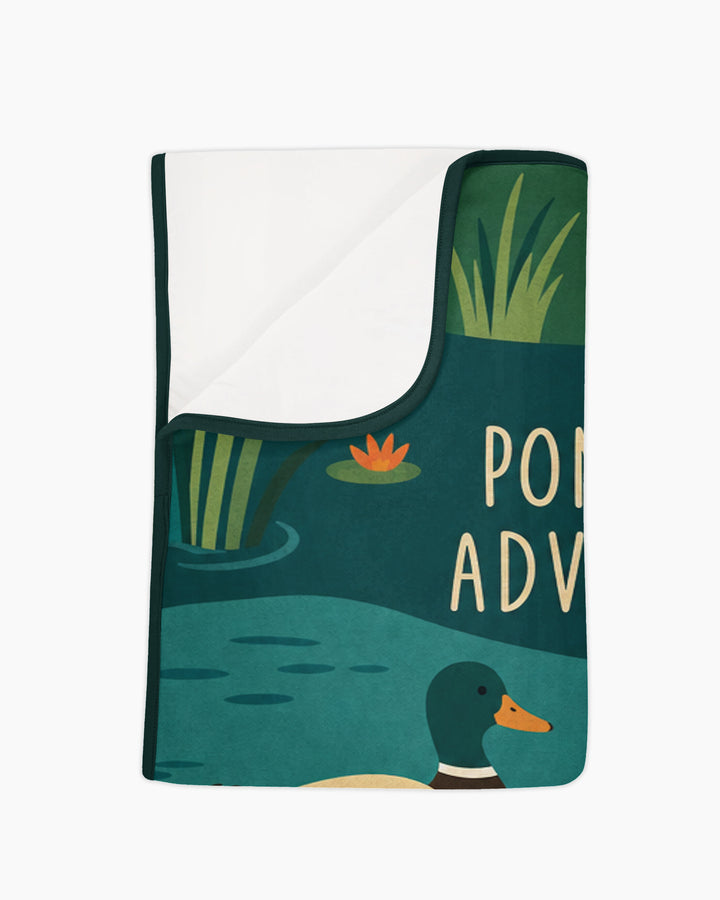 Pond Marsh Song Bamboo Blanket