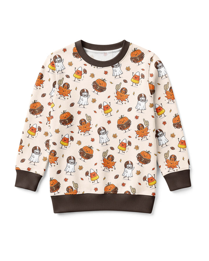 Sweatshirt mit Rundhalsausschnitt aus Bambusfaser