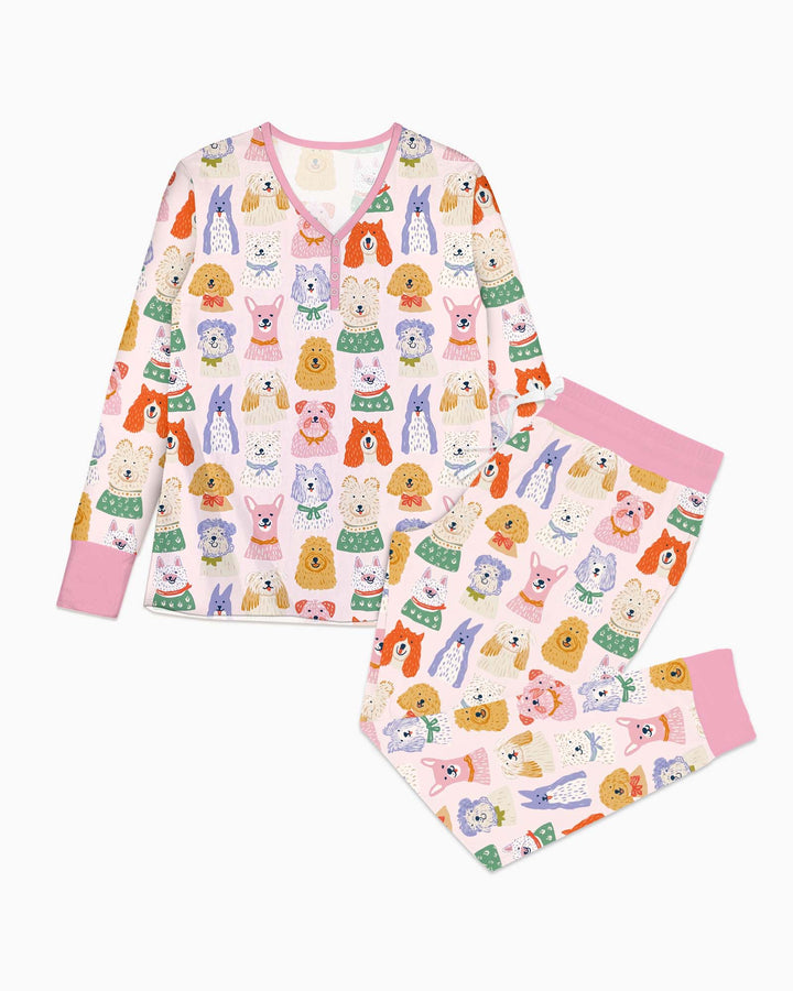 Vorlage Bambus Damen Pyjama Set
