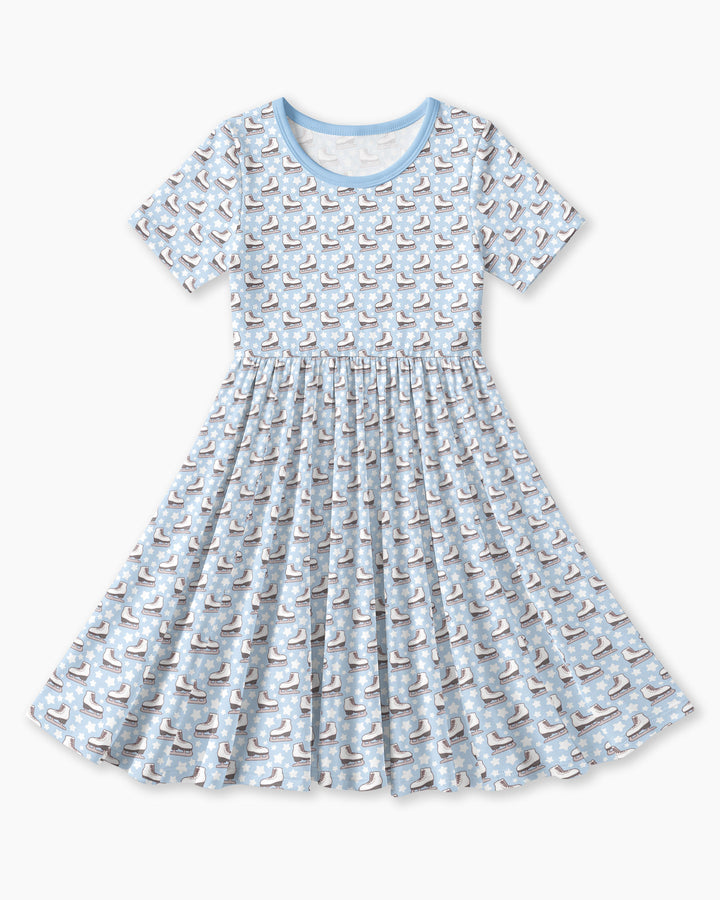 Ice Skating Bamboo Twirl Dress
