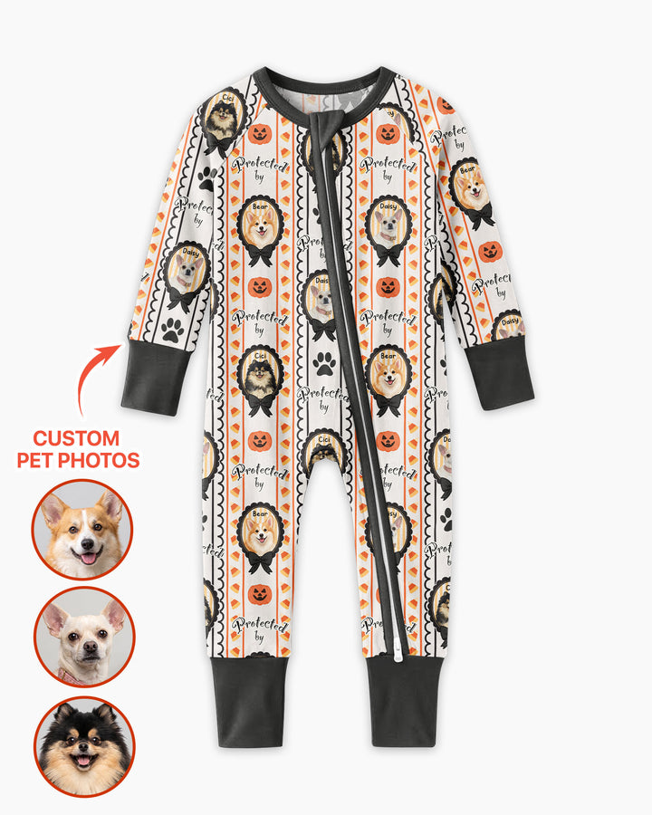 Gerippte Babykleidung mit individuellem Foto - Weich &amp; Skizzenhaft