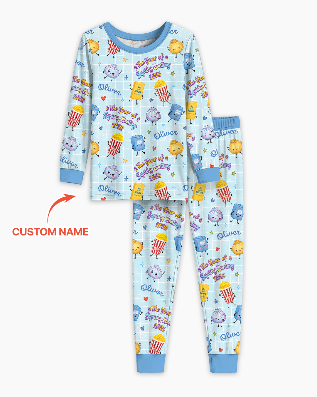 The Year of Squishy Hunting Bamboo Two Piece Long Sleeve Pajama Set
