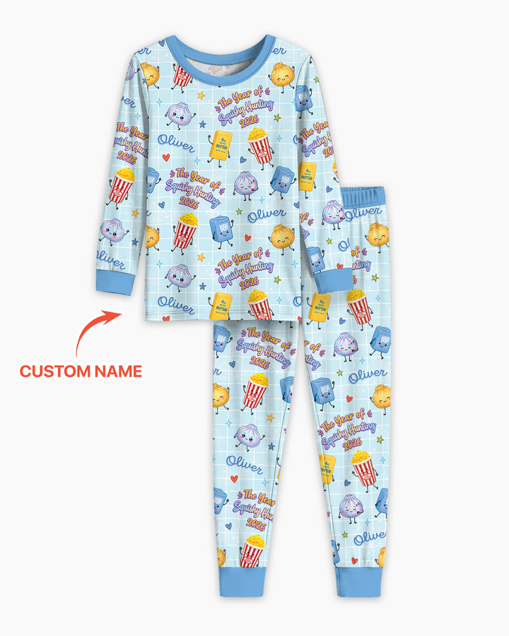 The Year of Squishy Hunting Bamboo Two Piece Long Sleeve Pajama Set