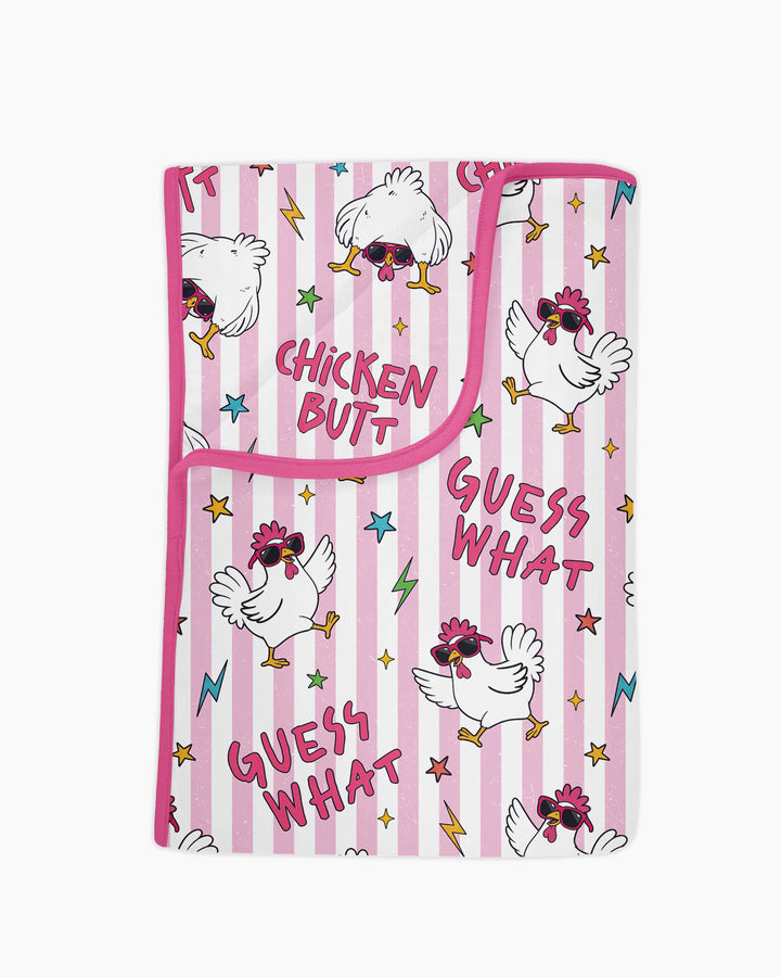 Guess What? Chicken Butt! Bamboo Blanket