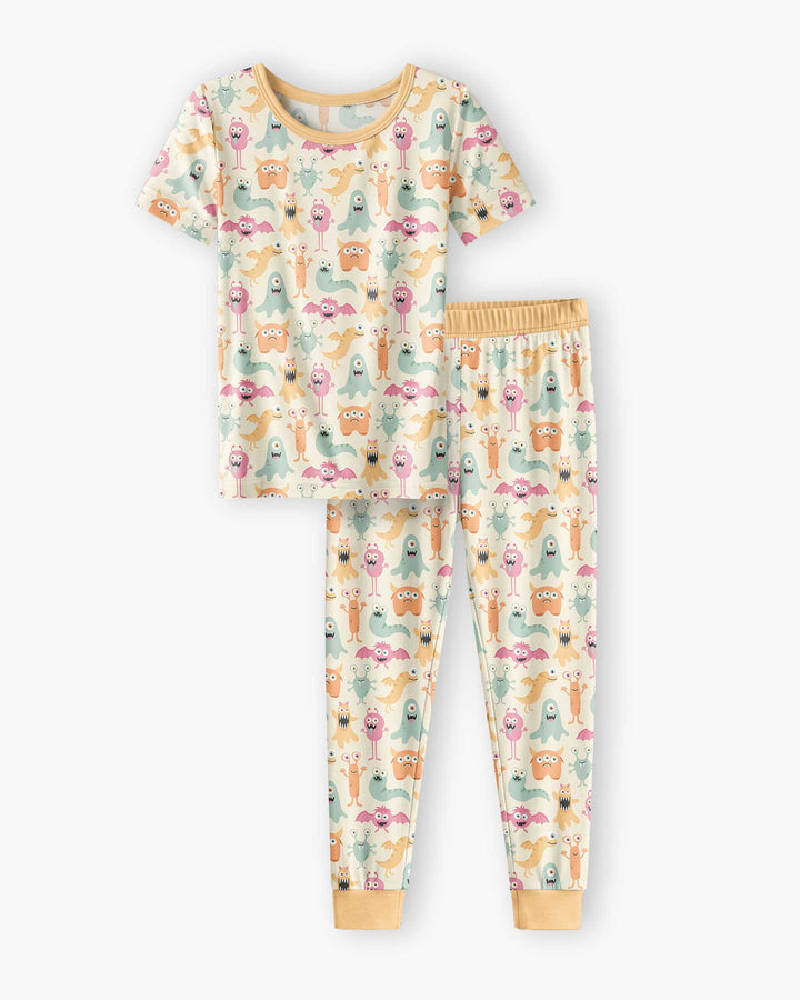 Monster Boo Bash Bamboo Two Piece Short Sleeve Pajama Set