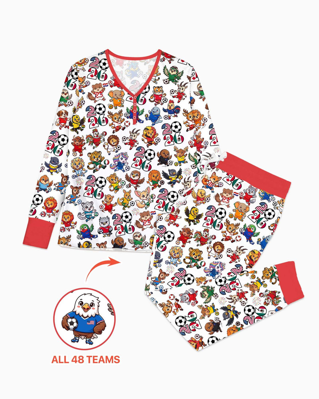 Vorlage Bambus Damen Pyjama Set