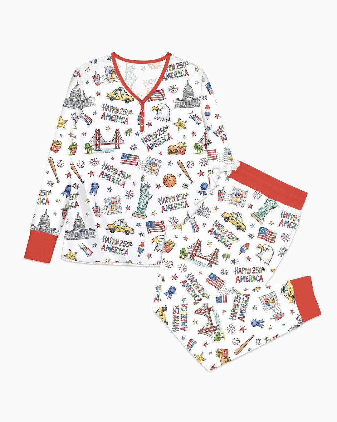 Vorlage Bambus Damen Pyjama Set