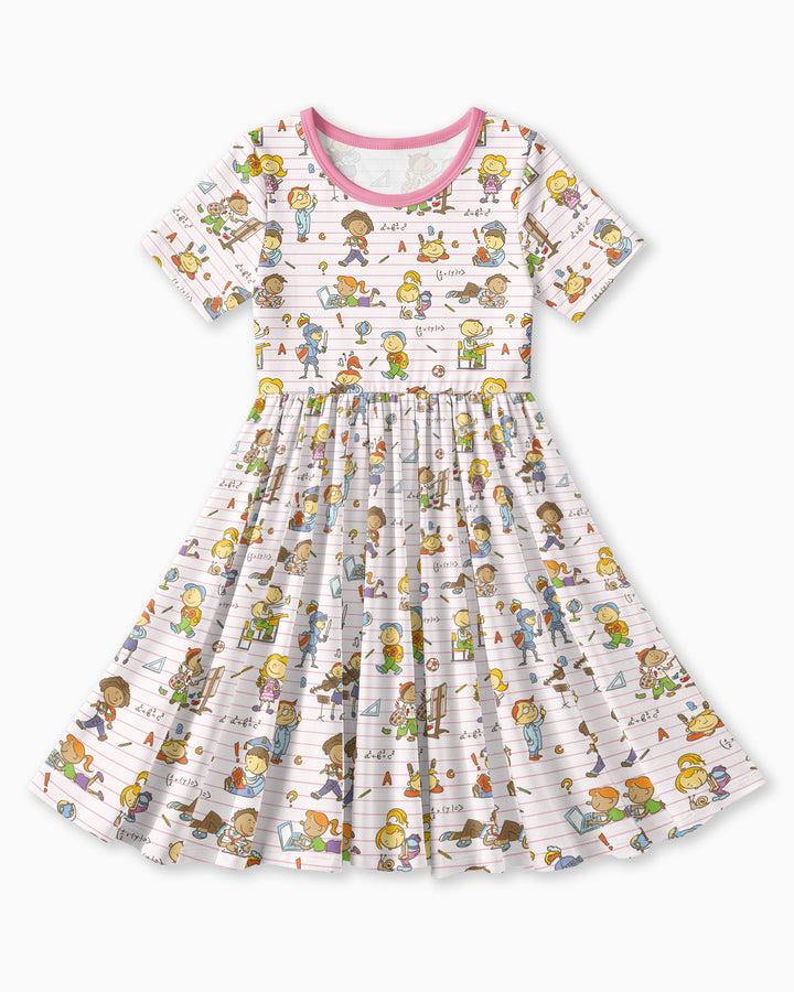 Vorlage Bambus Twirl Kleid