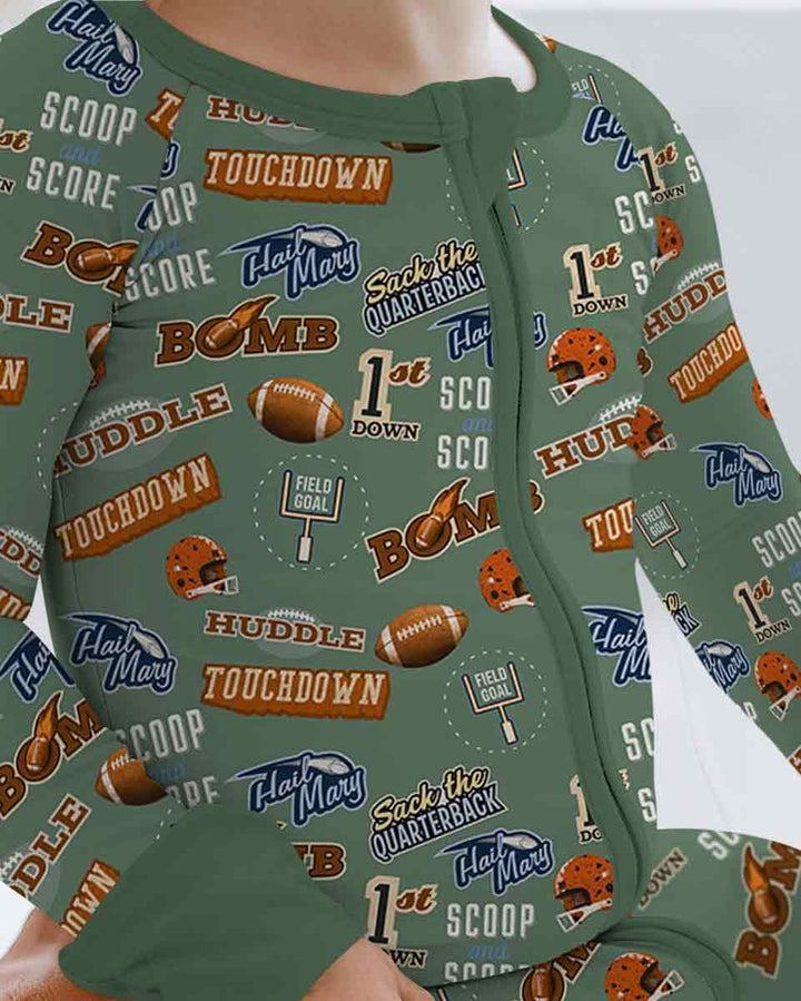 Football Lingo Bamboo Convertible Zippy