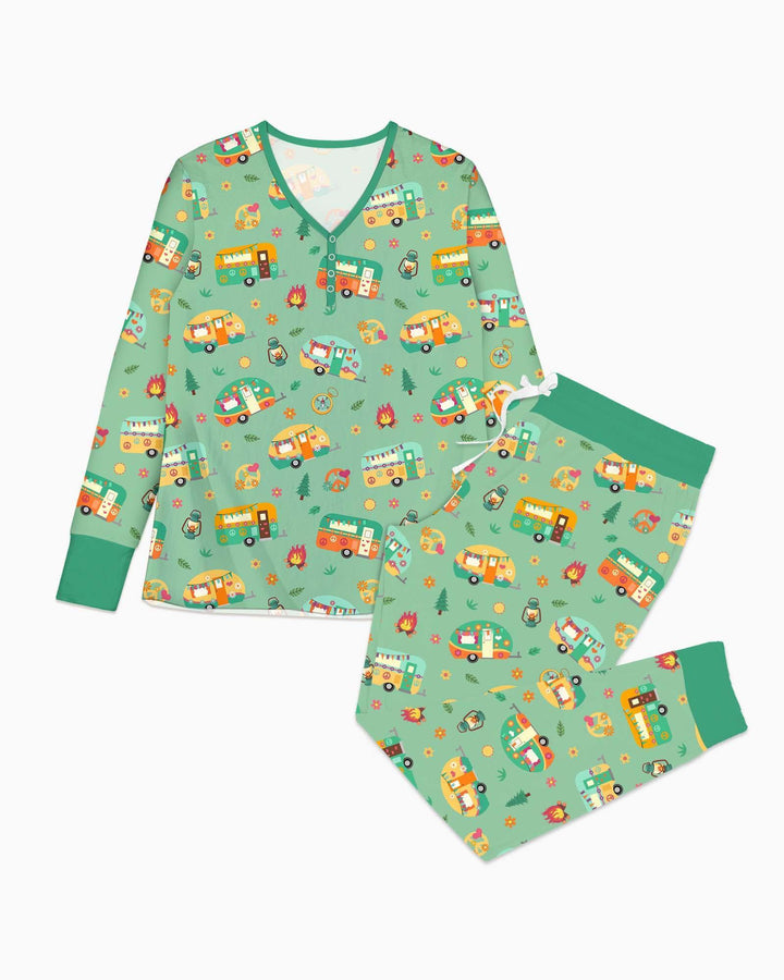 Happy Little Camper Women Pajama Set