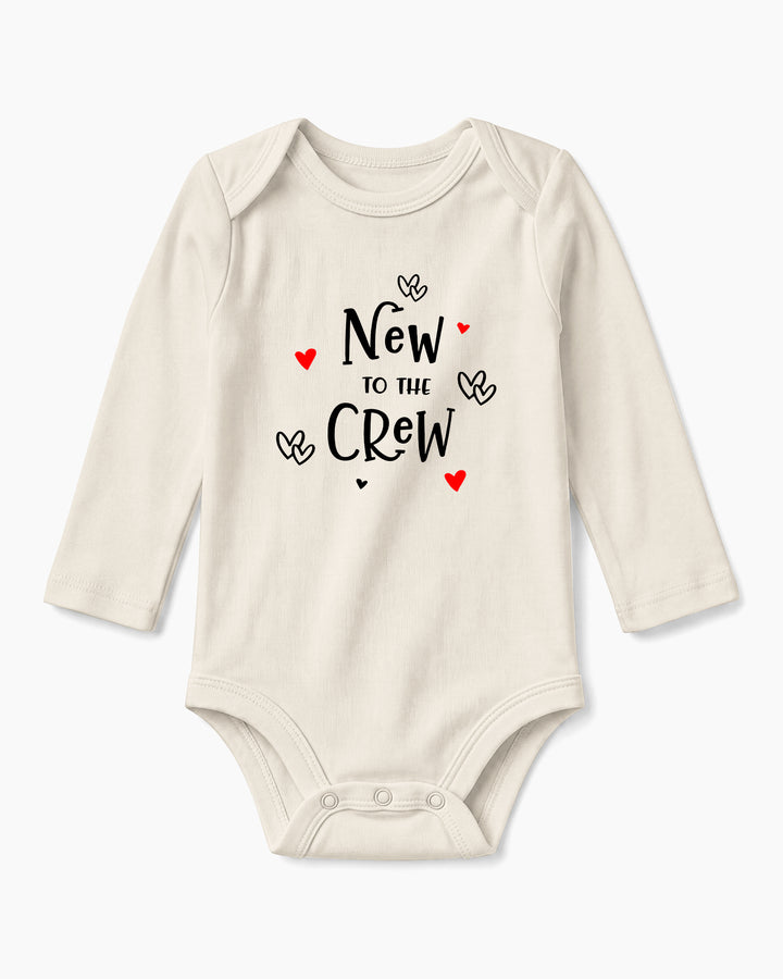 New to the Crew Baby Announcement Bamboo Bodysuit