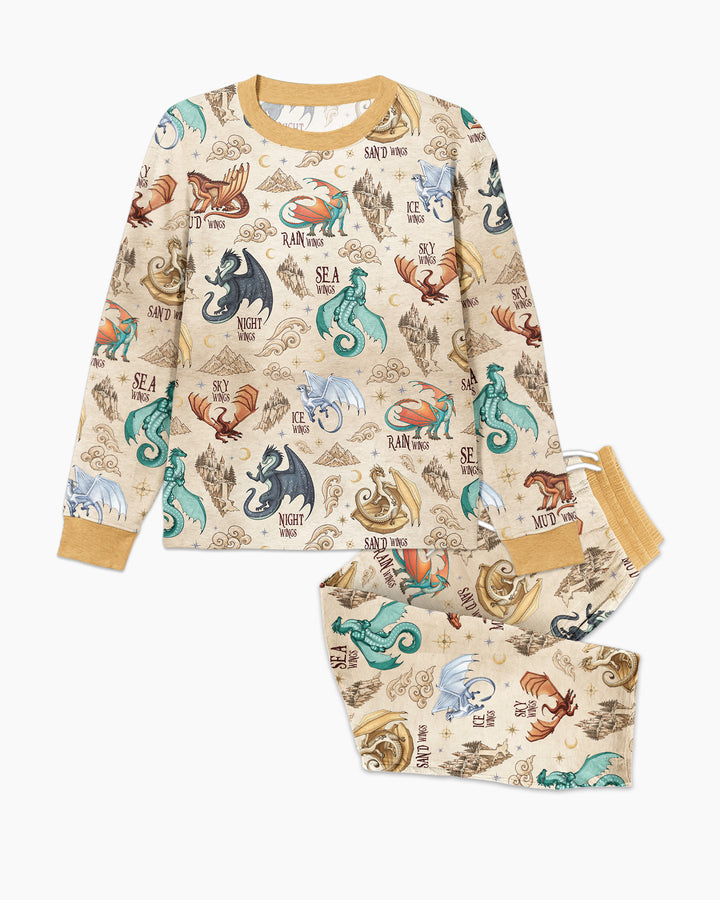 Elemental Dragons Bamboo Men's Pajama Set
