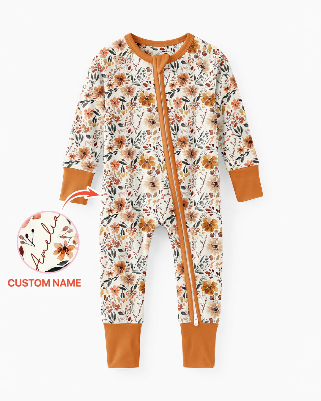 Gerippte Babykleidung mit individuellem Foto - Weich &amp; Skizzenhaft