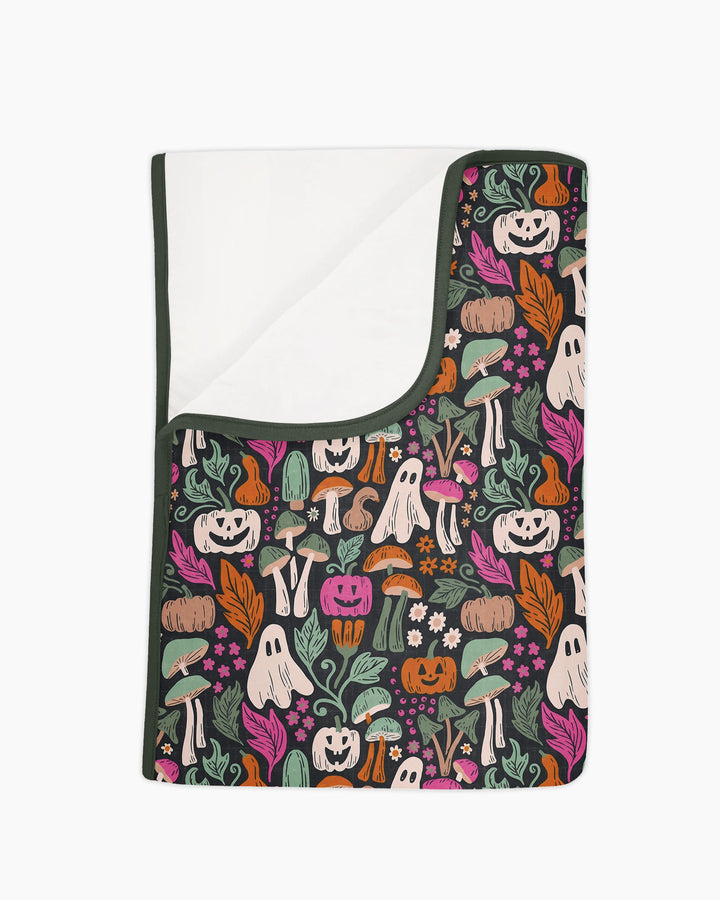 Dark Pumpkin Zona Bamboo Blanket