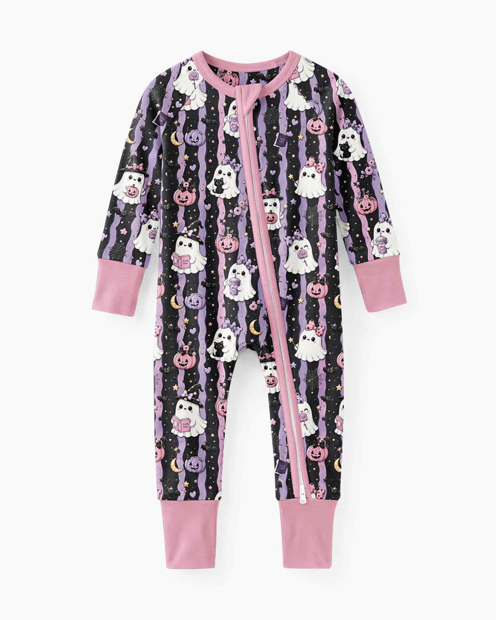 Cute Ghost Halloween Bamboo Convertible Zippy