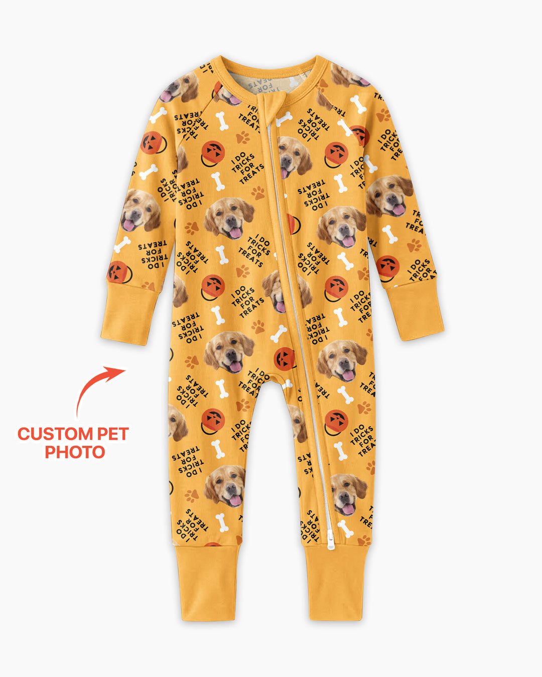 Custom Pet Photo Tricks for Treats  Bamboo Convertible Zippy