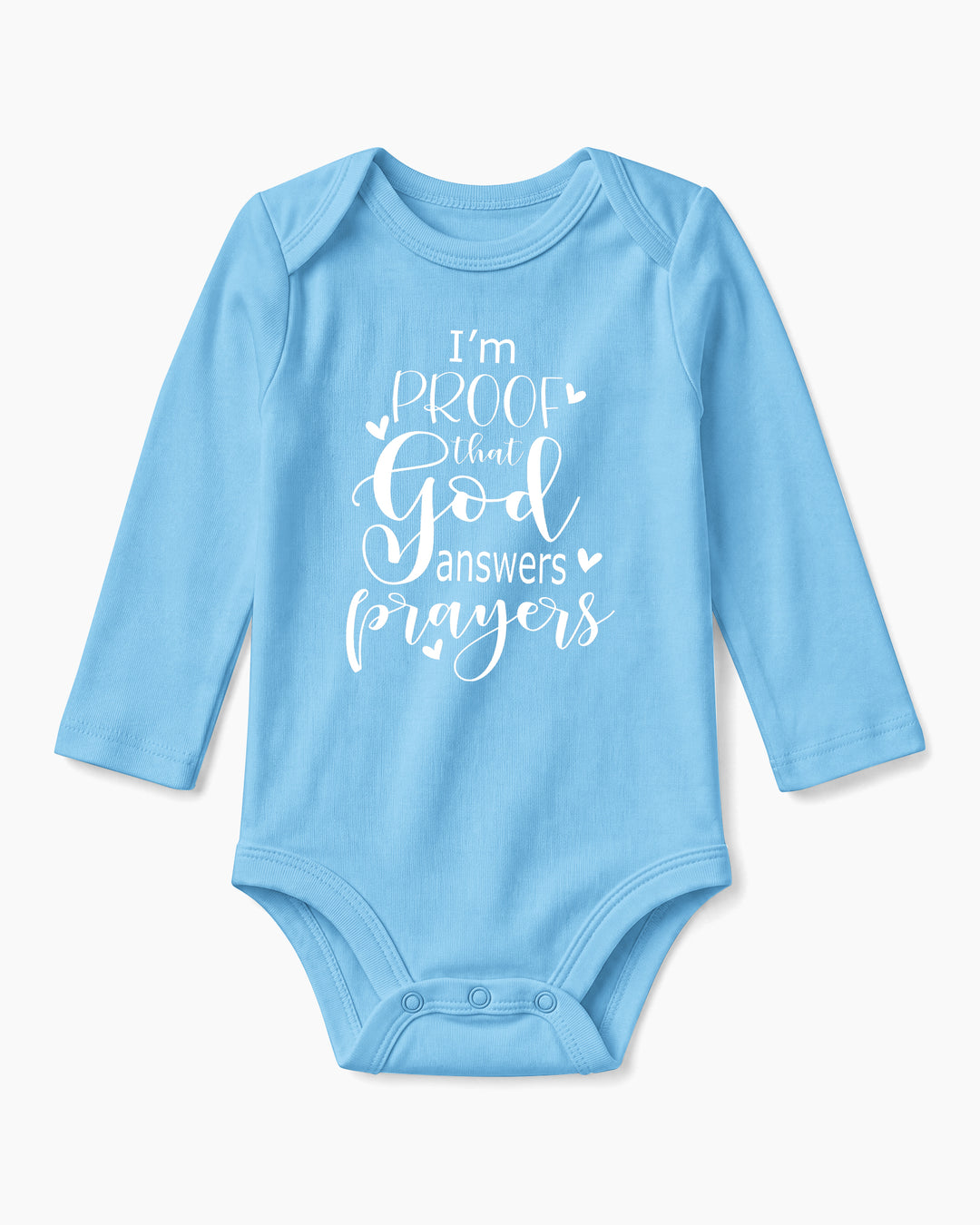 I'm Proof That God Answers Prayers Christian IVF Miracle Baby Bamboo Bodysuit