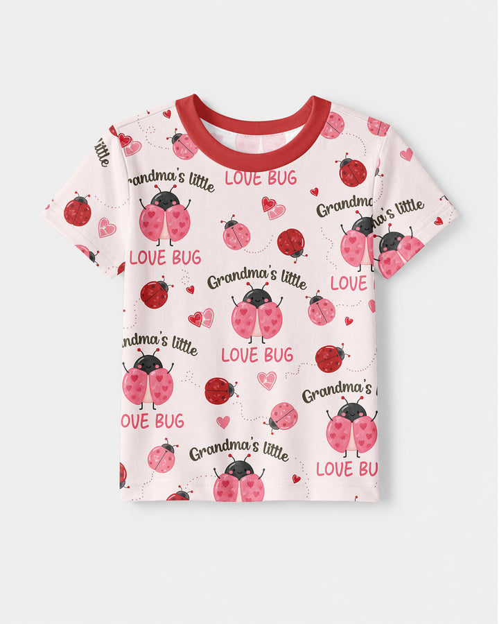 Grandma's Little Love Bug Bamboo Crewneck T-Shirt