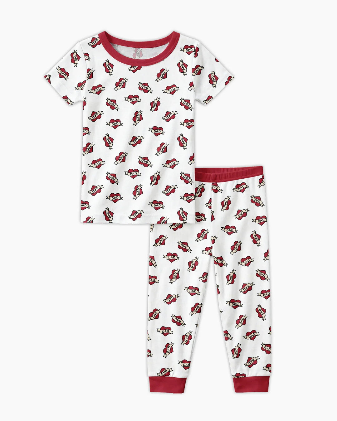 Zweiteiliges, kurzärmliges Pyjama-Set mit Marienkäfern