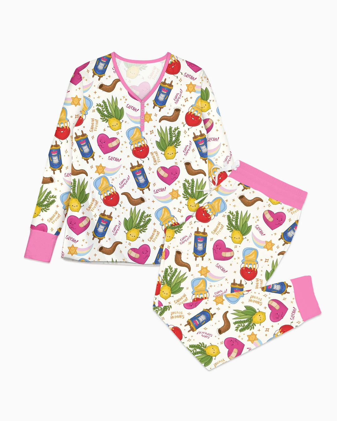 Vorlage Bambus Damen Pyjama Set
