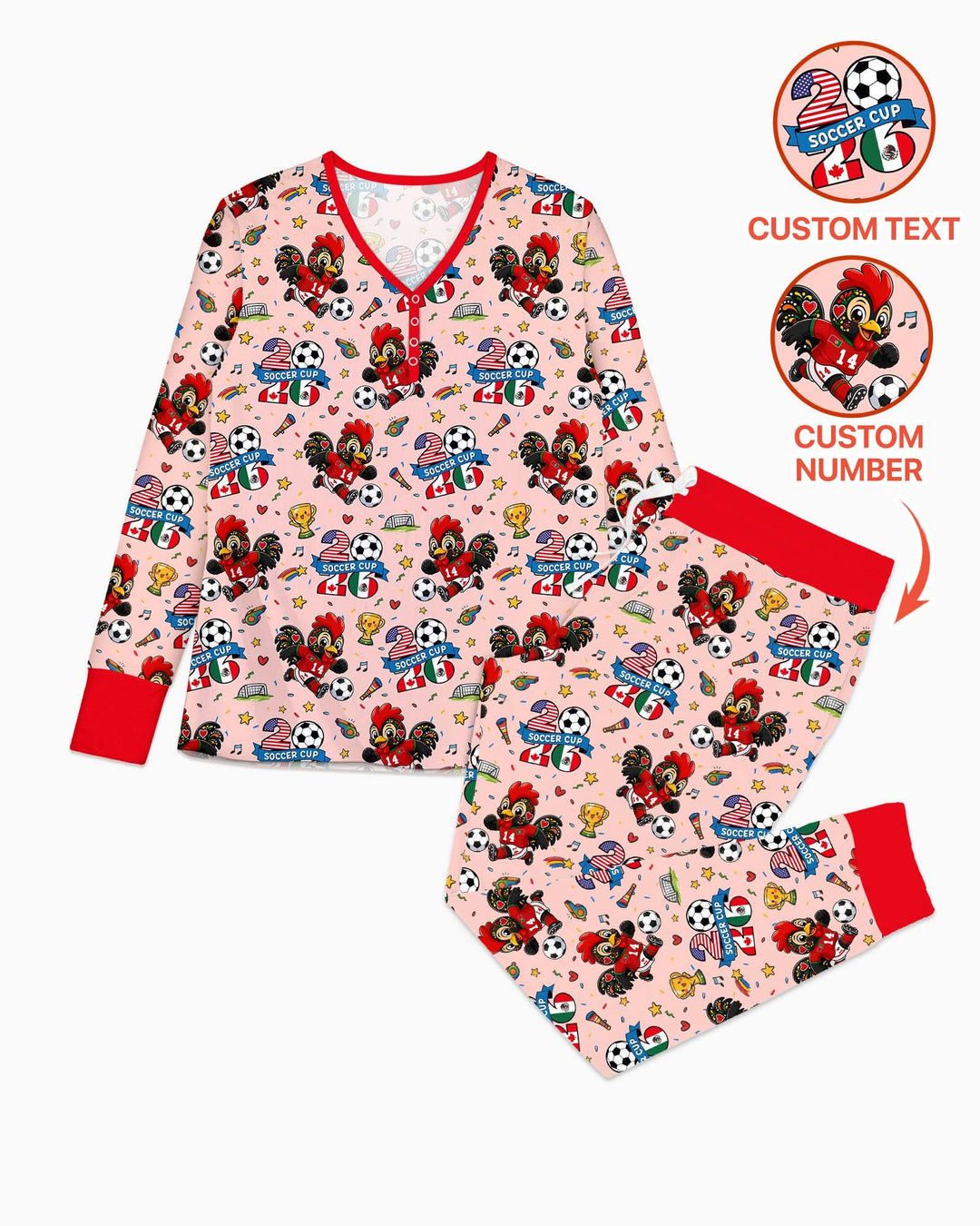 Vorlage Bambus Damen Pyjama Set