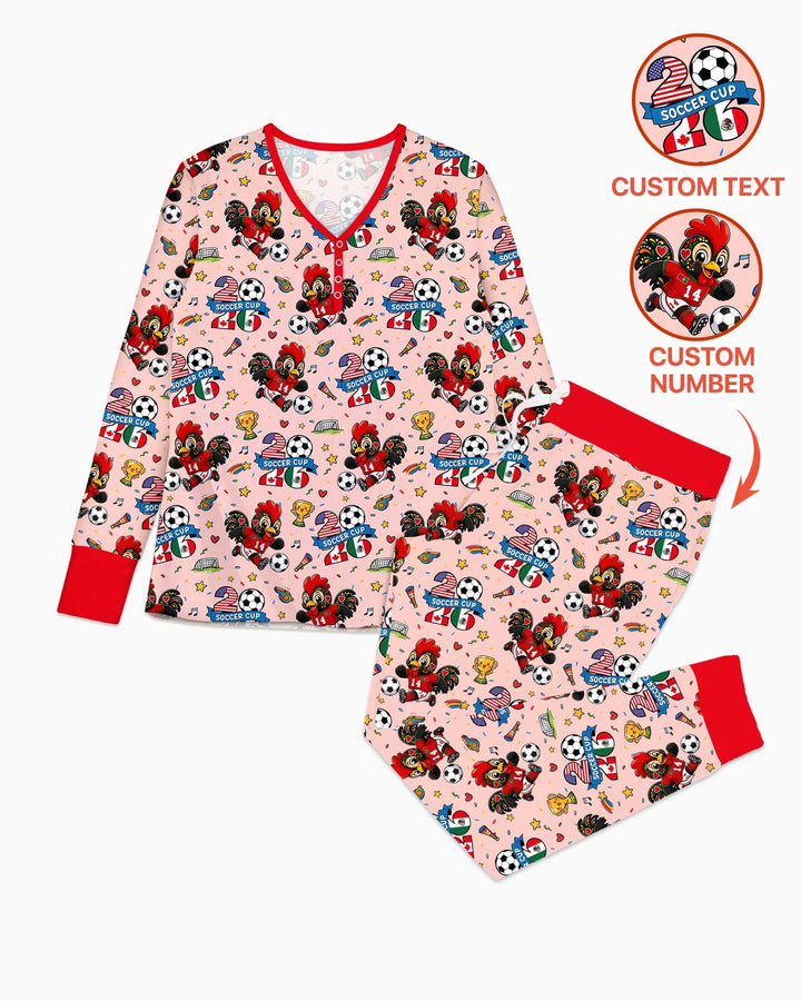 Vorlage Bambus Damen Pyjama Set