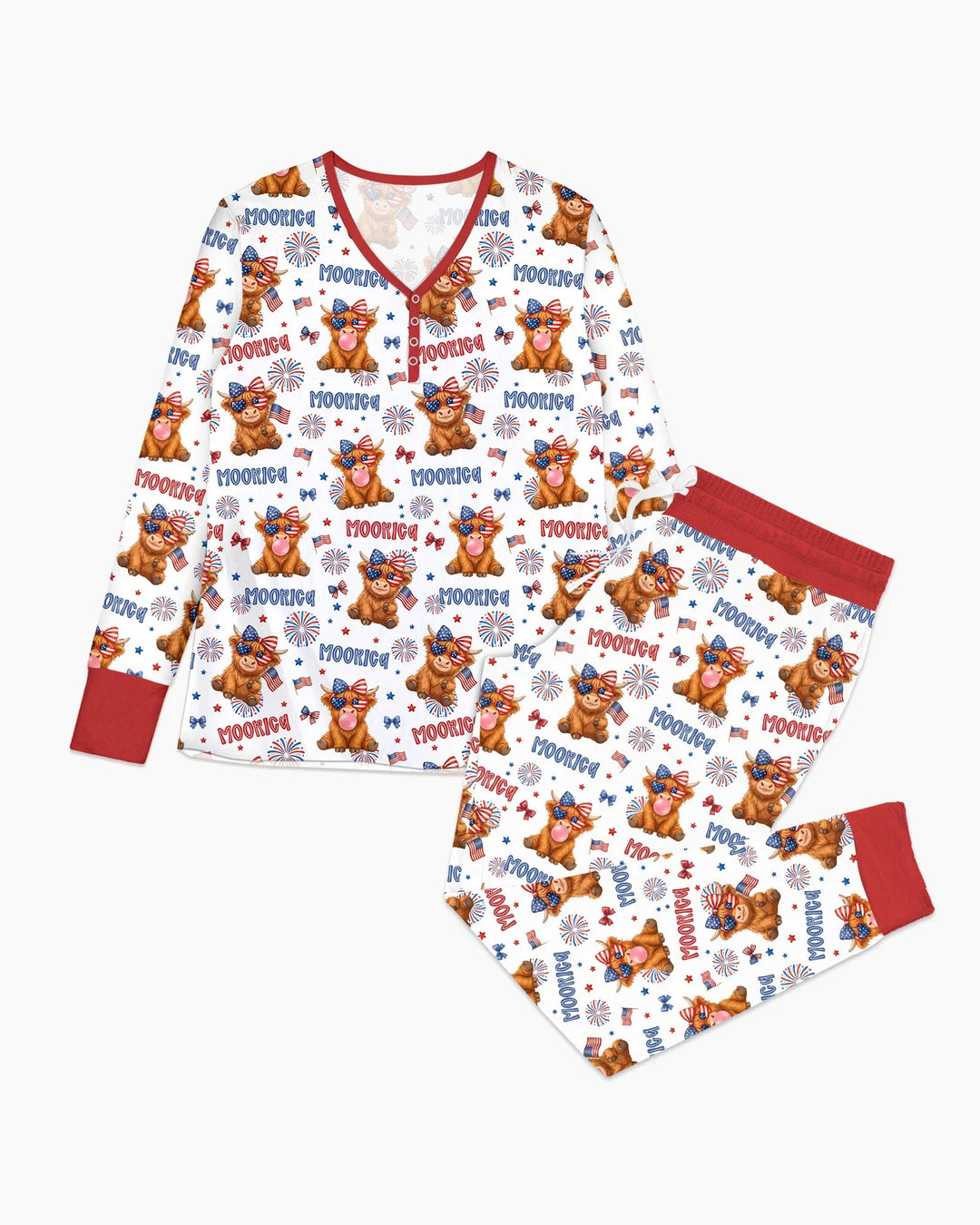Vorlage Bambus Damen Pyjama Set