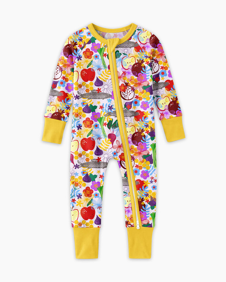 Gerippte Babykleidung mit individuellem Foto - Weich &amp; Skizzenhaft