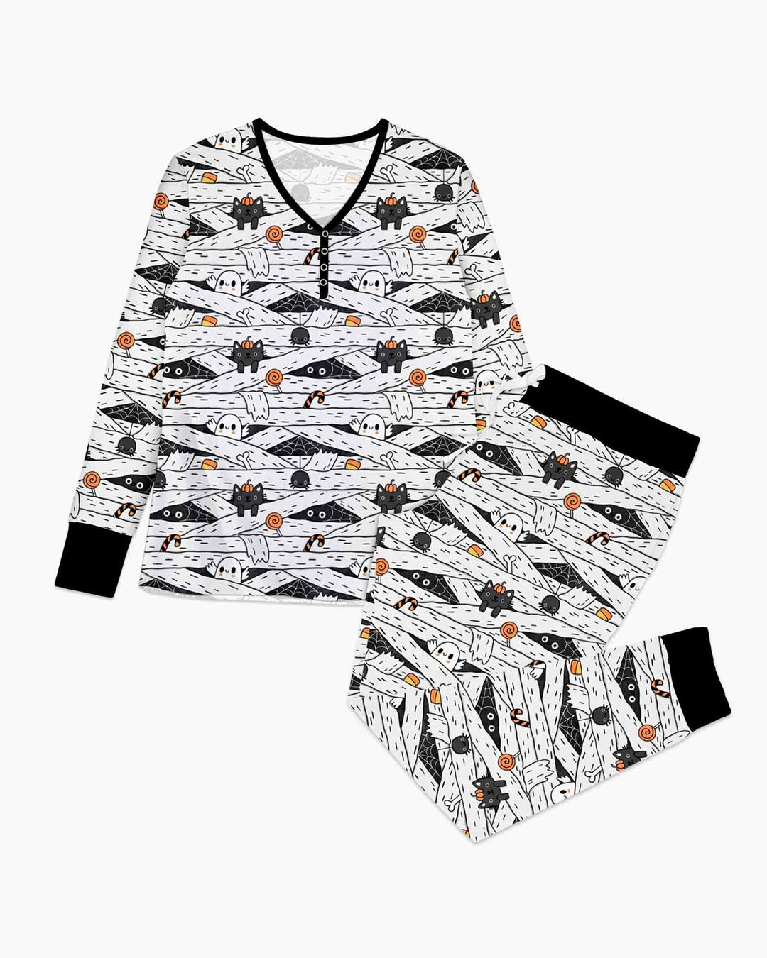 Vorlage Bambus Damen Pyjama Set