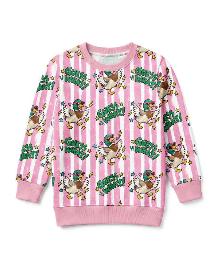 Guess What Mallard Butt Bamboo Crewneck Sweatshirt