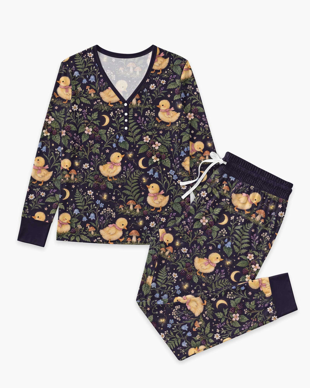 Little Duckling Dreams Bamboo Women Pajama Set