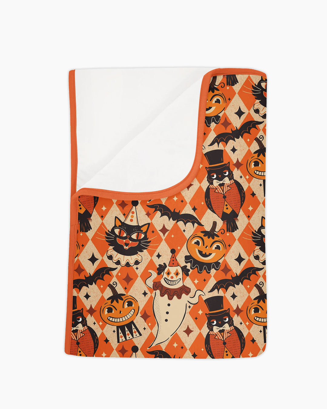 Vintage Halloween Carnival Bamboo Blanket