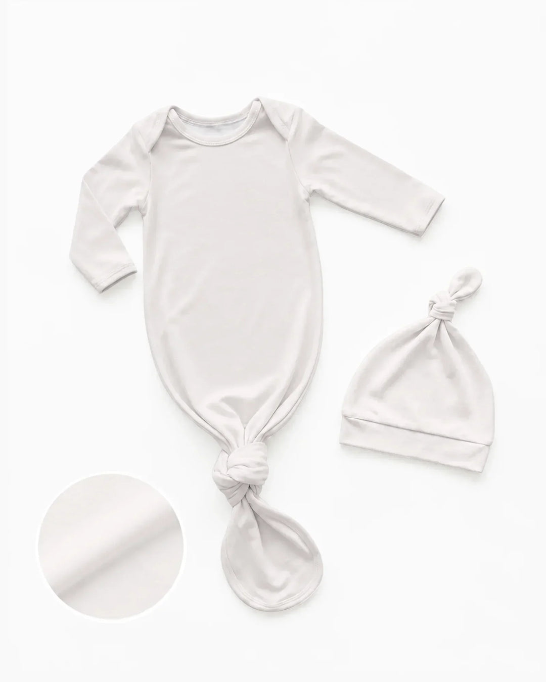 Kleid mit einfarbigem Knoten