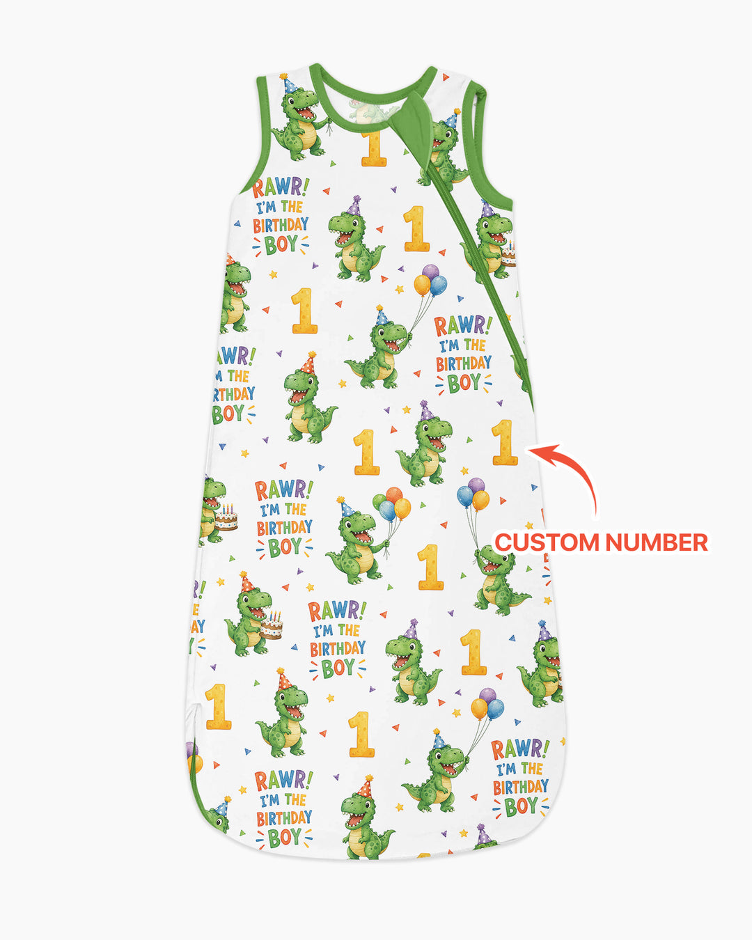 Schlafsack aus Bambus-Musselin – personalisierbar