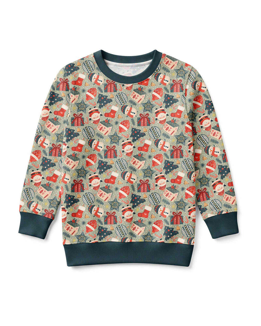 Christmas Ornaments Bamboo Crewneck Sweatshirt
