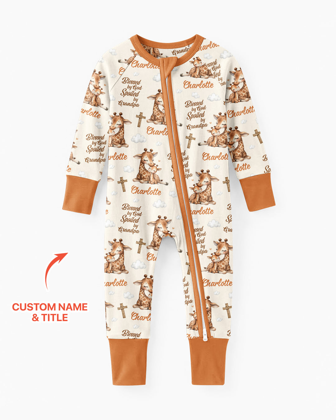Gerippte Babykleidung mit individuellem Foto - Weich &amp; Skizzenhaft