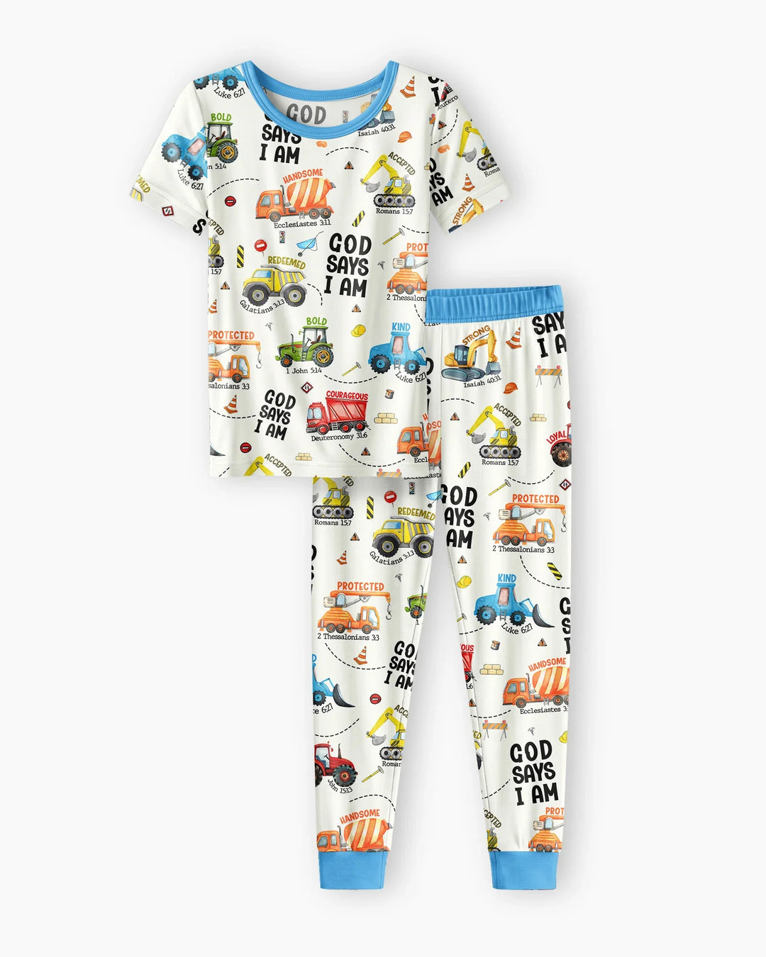 Zweiteiliges, kurzärmliges Pyjama-Set mit Marienkäfern