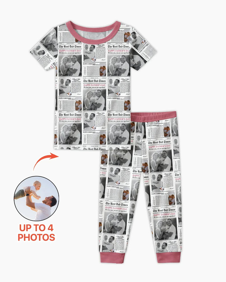 Zweiteiliges, kurzärmliges Pyjama-Set mit Marienkäfern