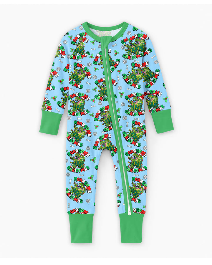Merry Roarsome Christmas  Bamboo Convertible Zippy